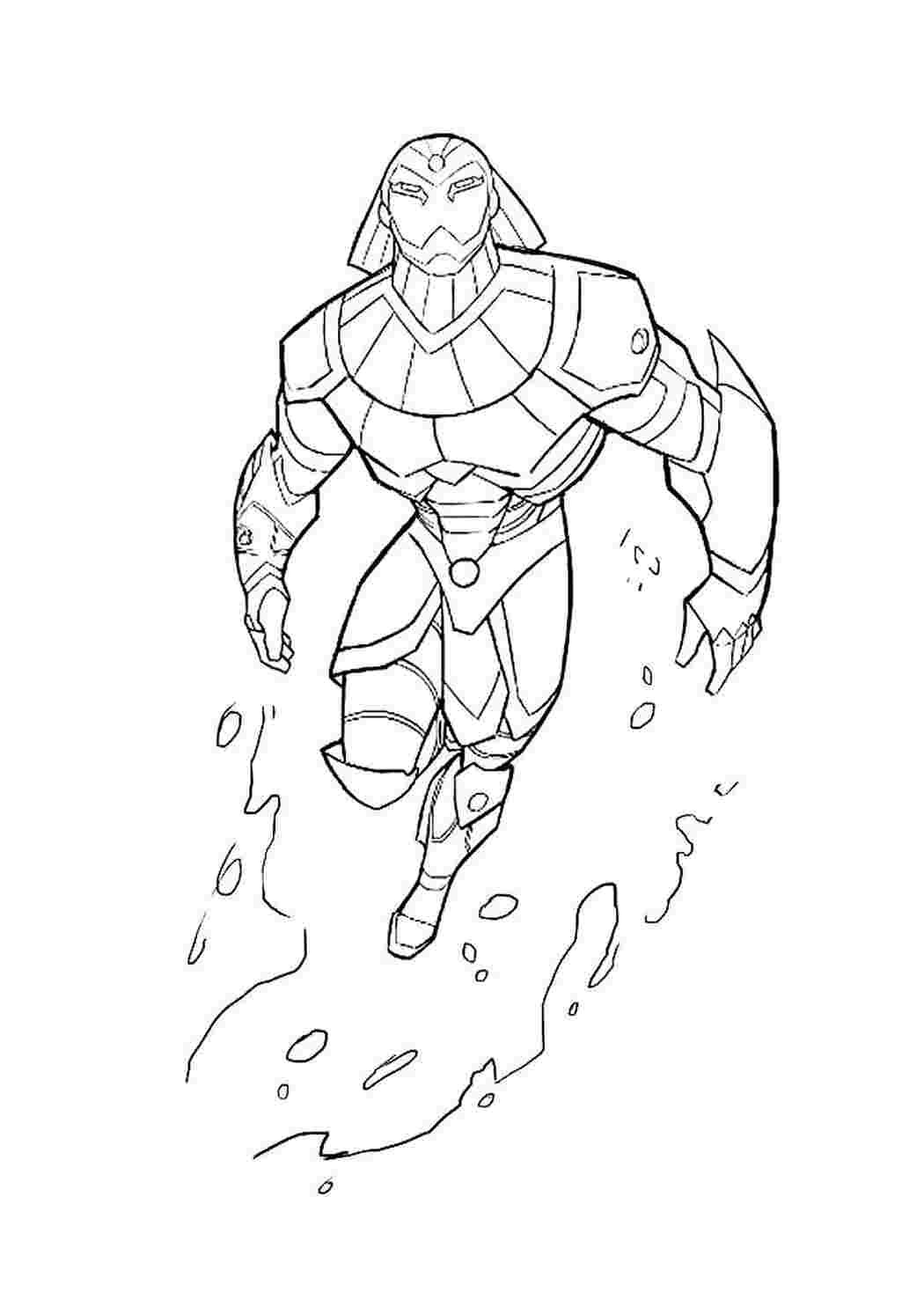 Раскраска сила египтуса Лео