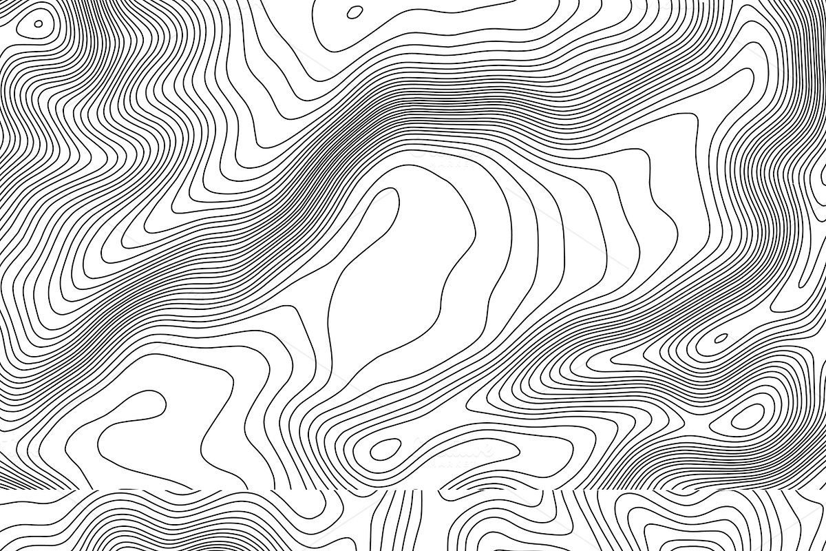 Векторная топографическая карта