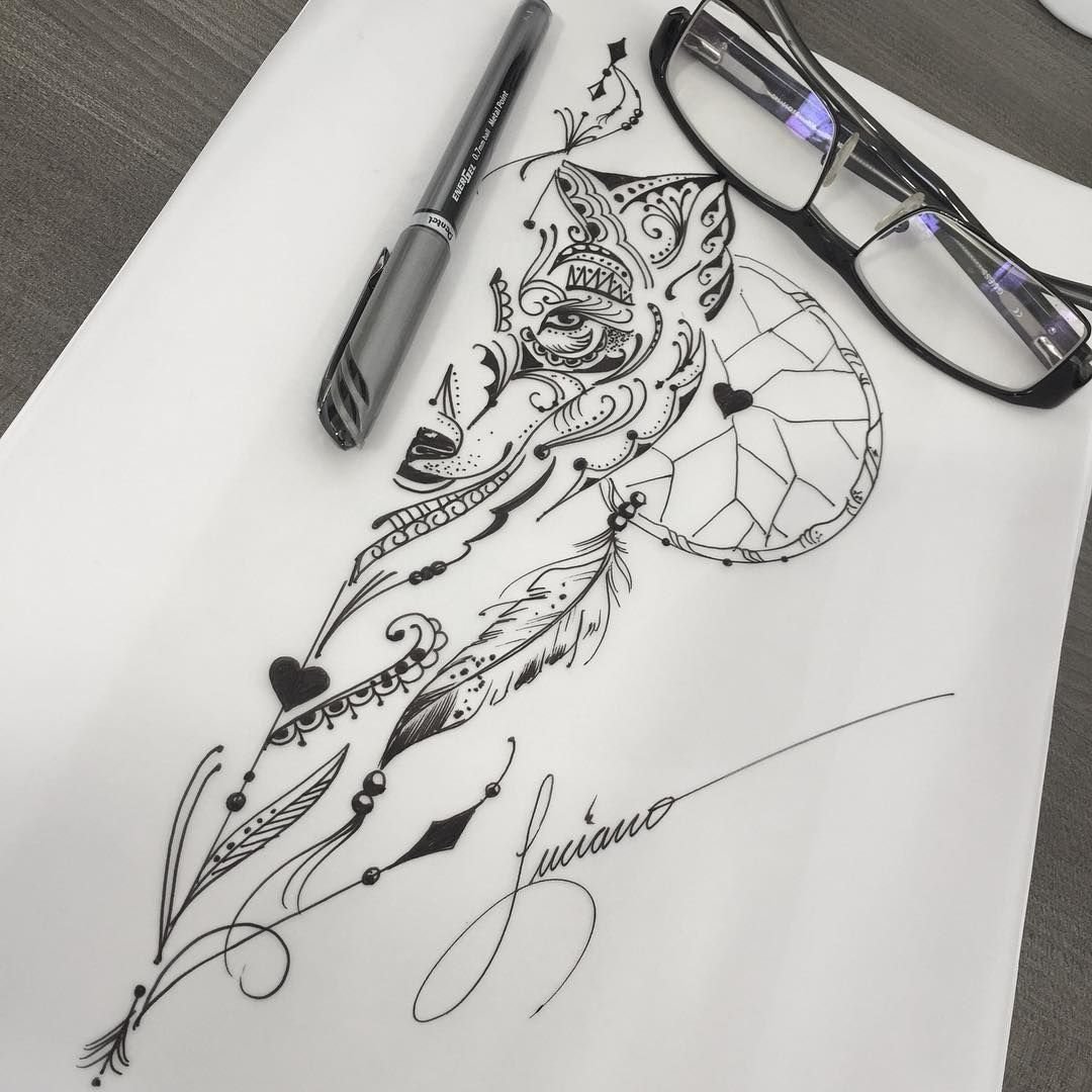 Эскиз тату для девушек необыкновенные