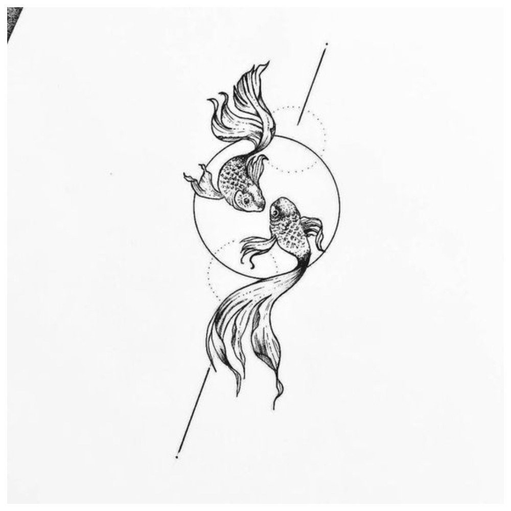 Эскизы тату для девушек Минимализм