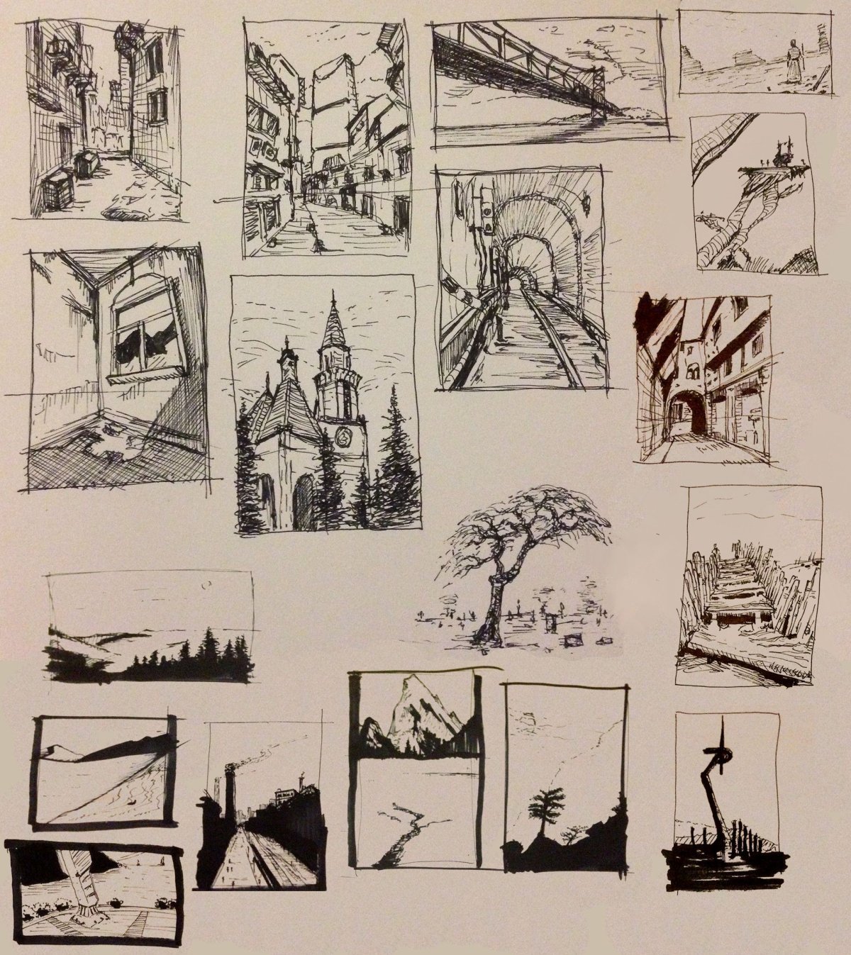 Композиционные Наброски