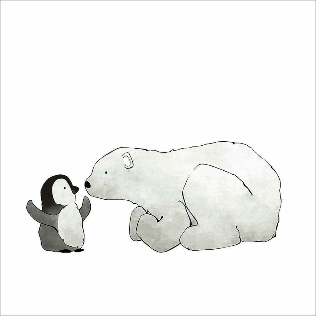 Умка на льдине