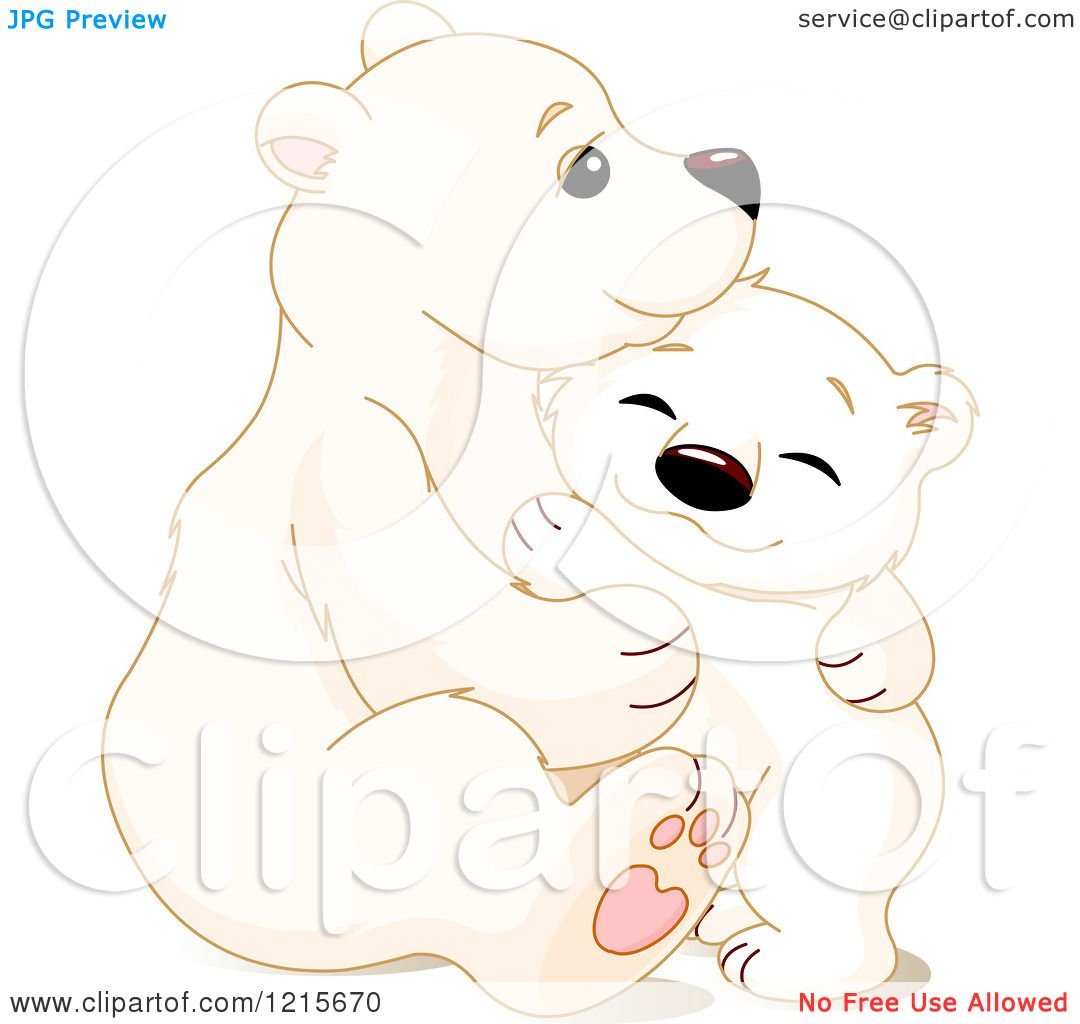 Белый медведь раскраска для детей