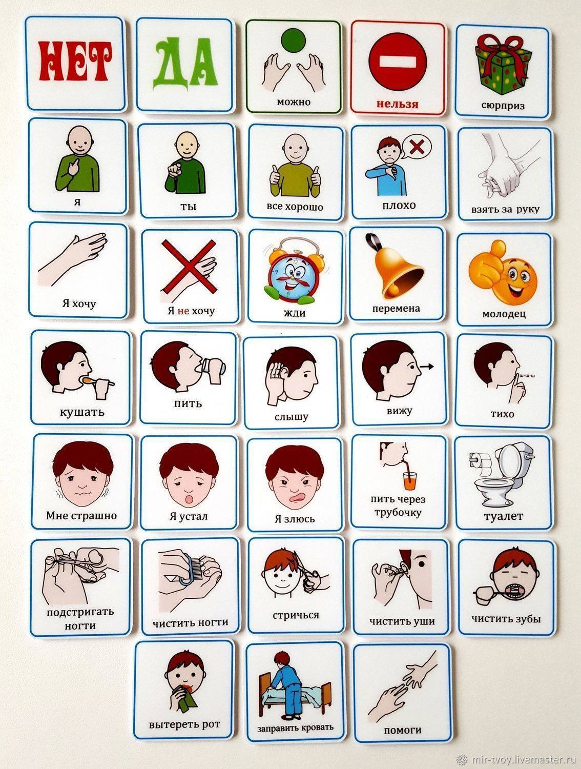 Карточки TEACCH