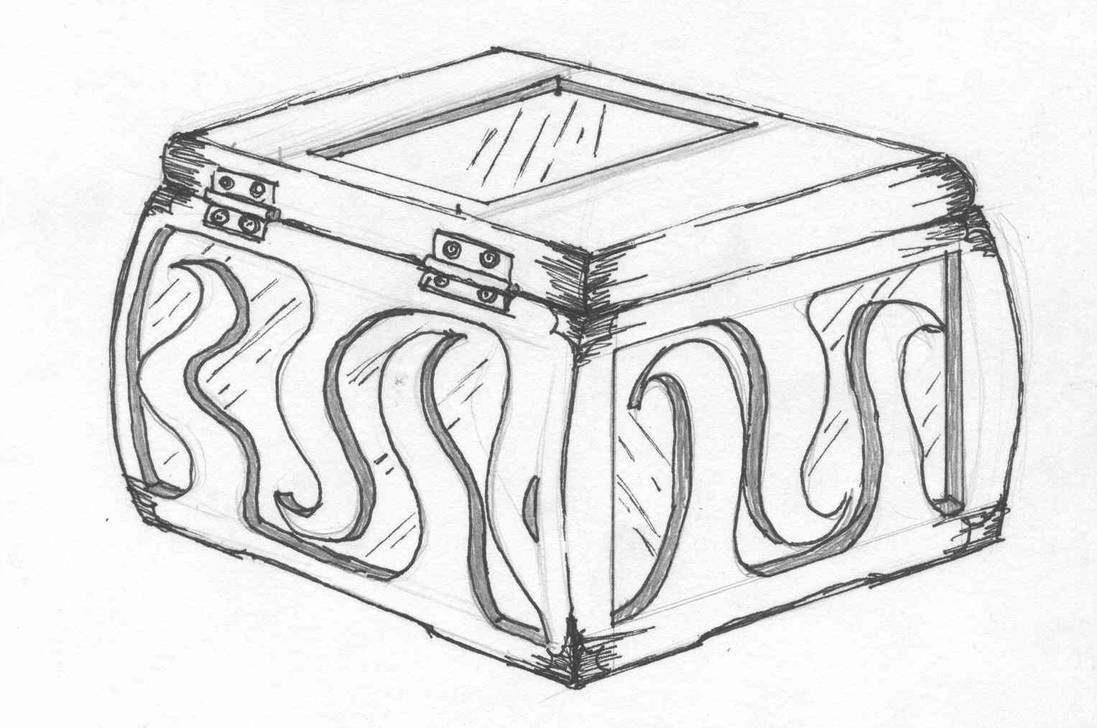 Ларец раскраска