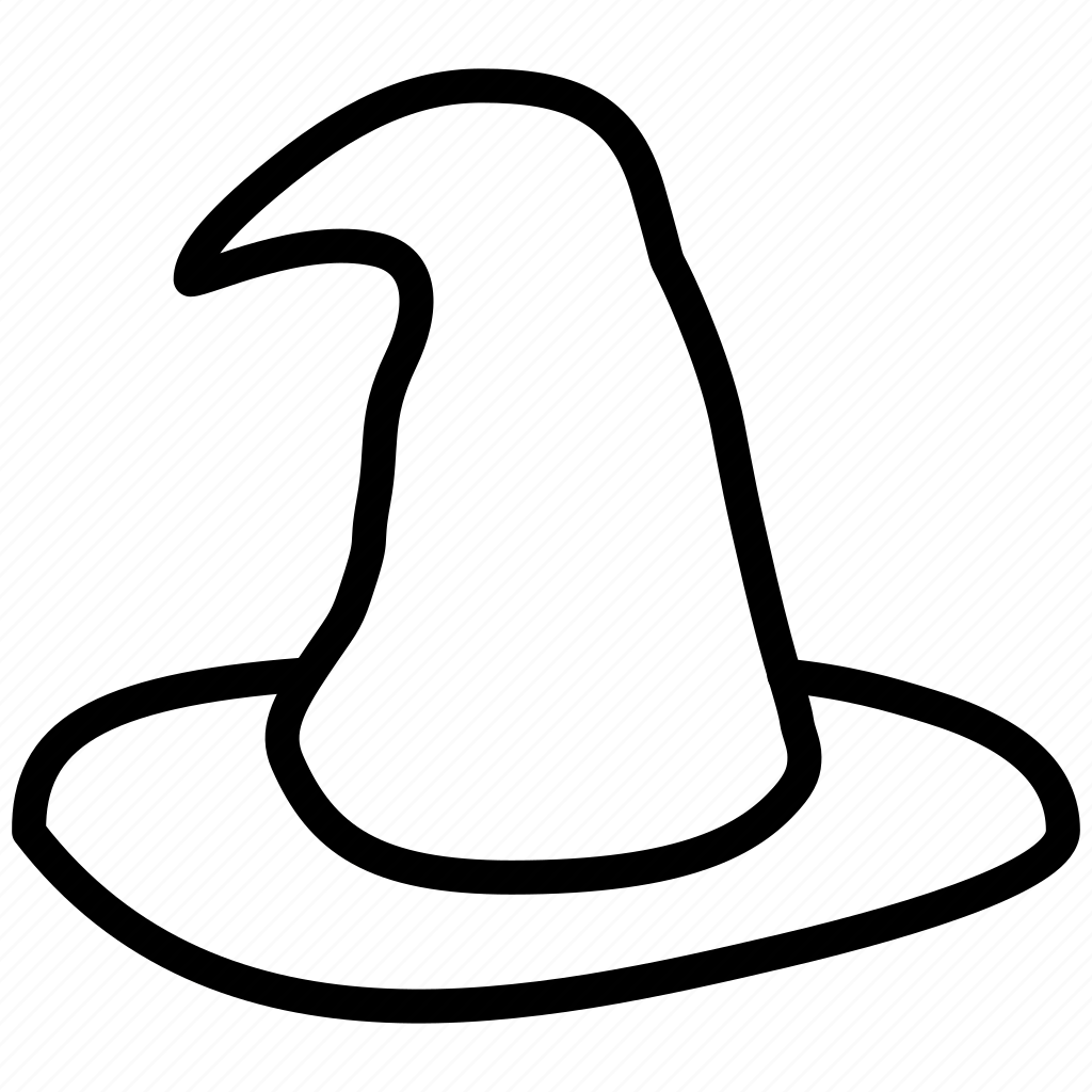 Шляпа раскраска для детей