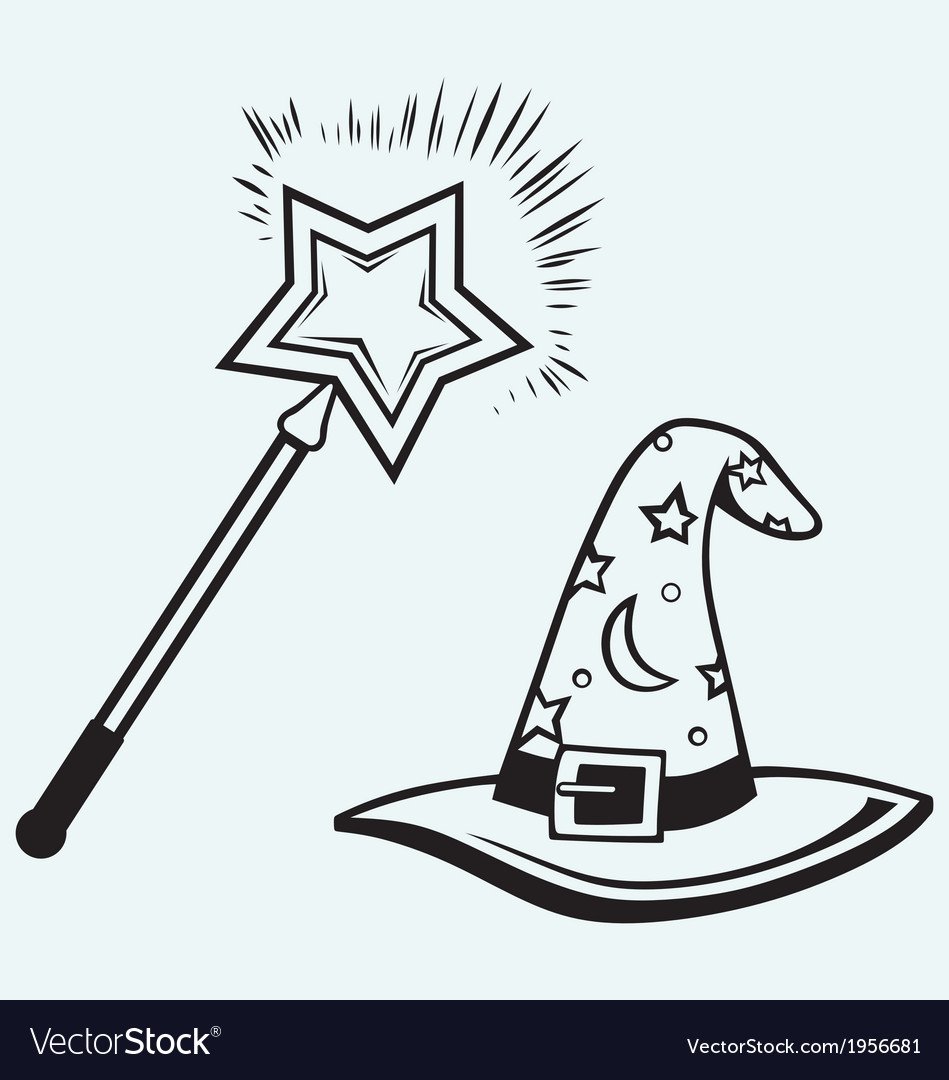 Колпак ведьмы раскраска