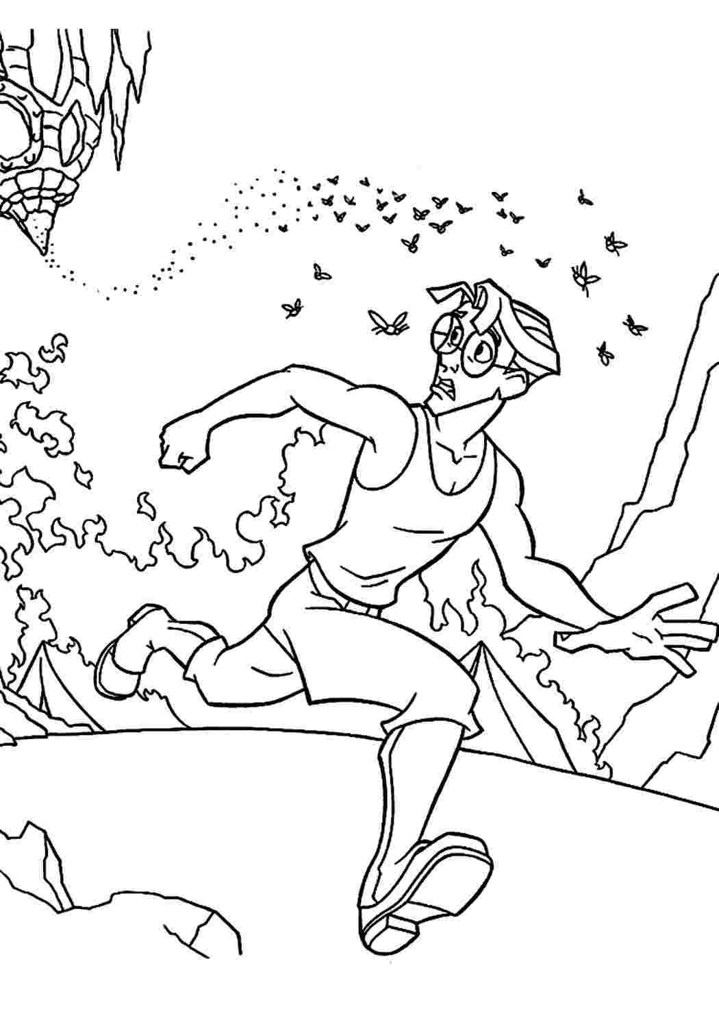 Раскраска пираты Карибского моря Джек Воробей