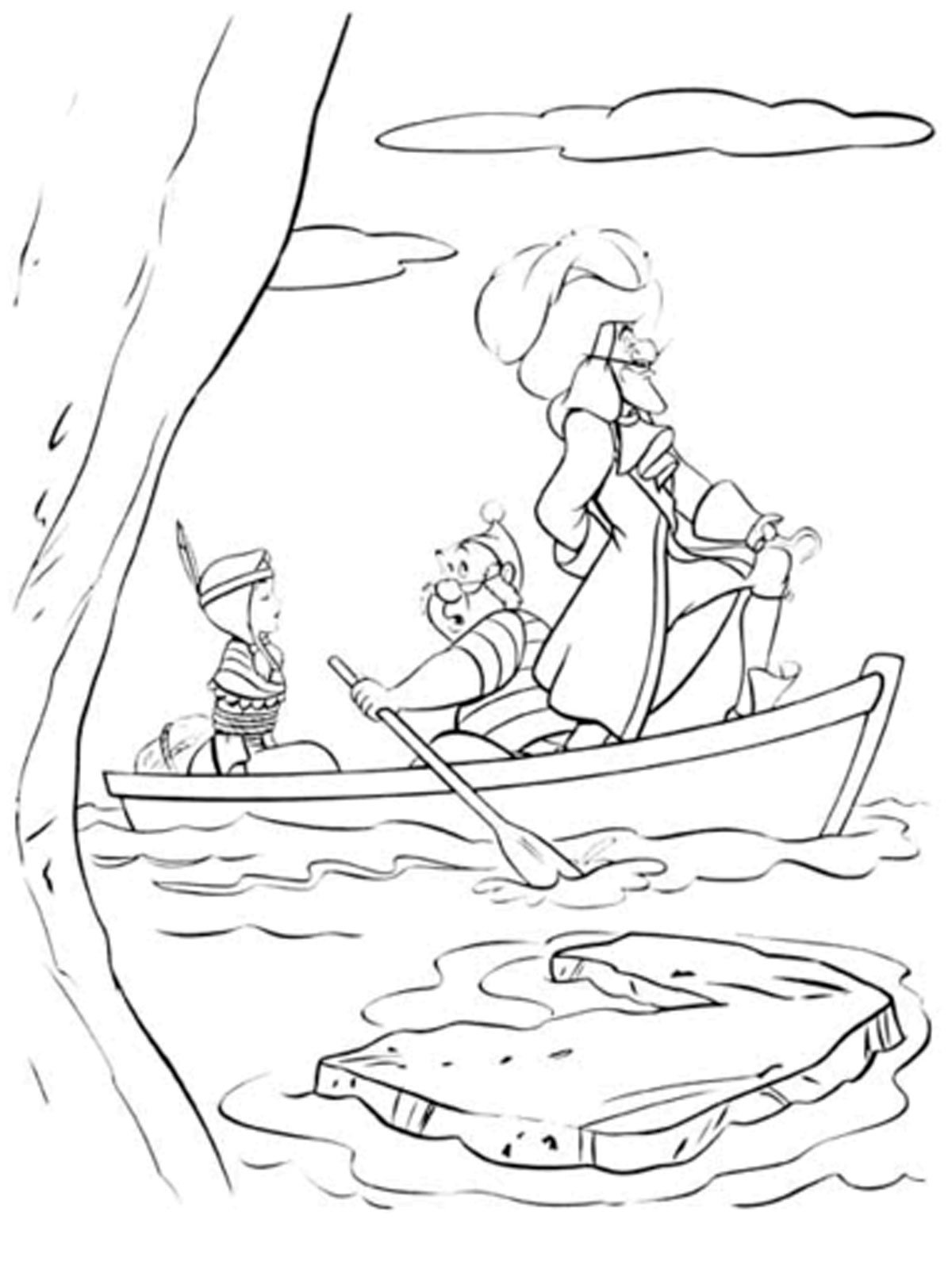 Добрыня Никитич и змей Горыныч раскраска