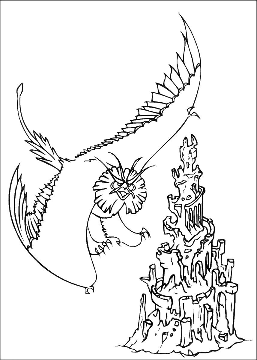 Раскраска Али баба и 40 разбойников