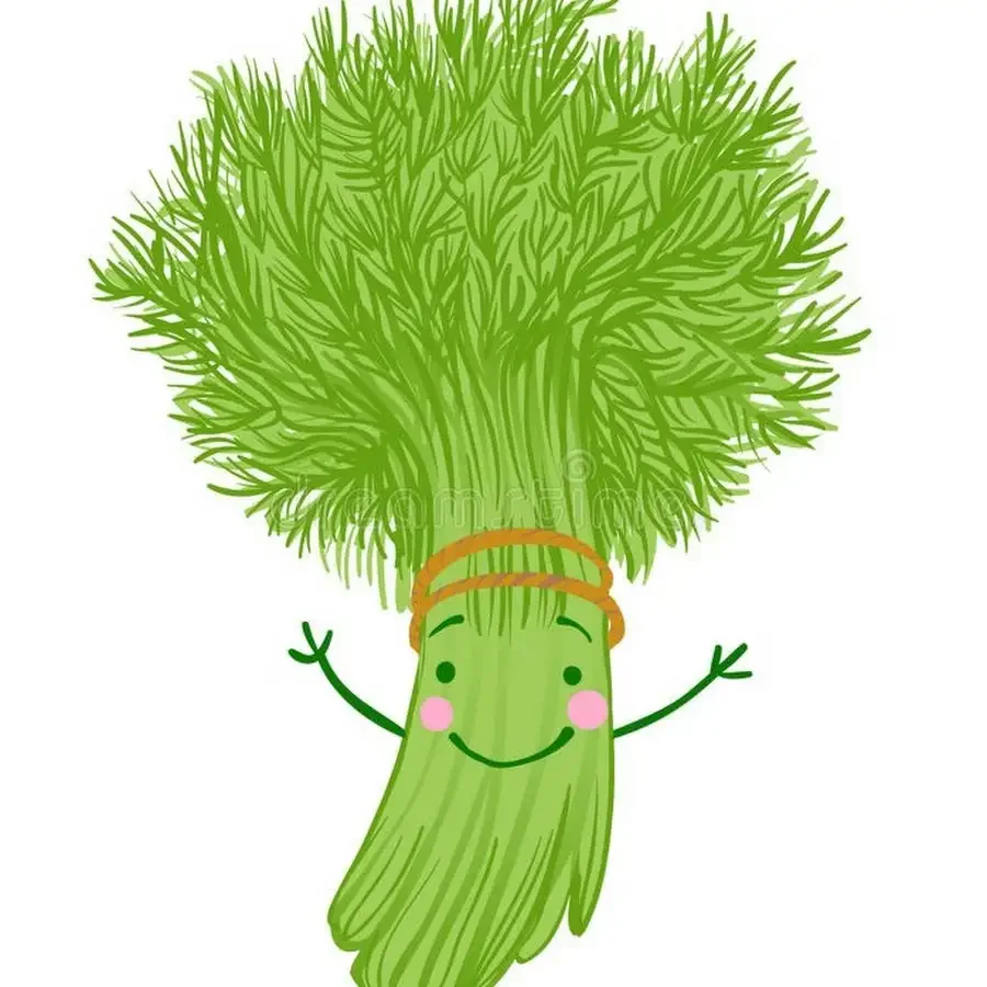 Петрушка силуэт