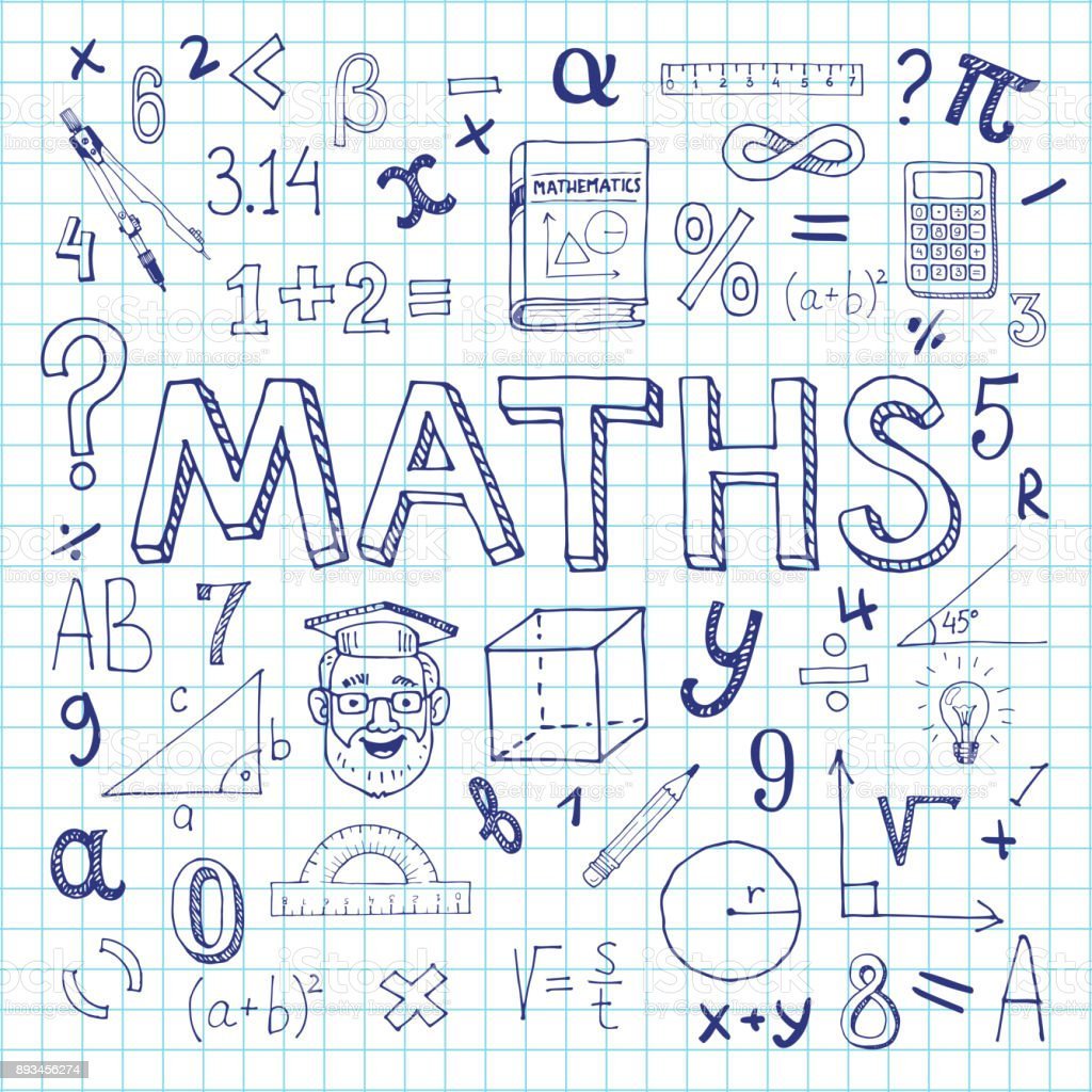 Математика обложка для тетради