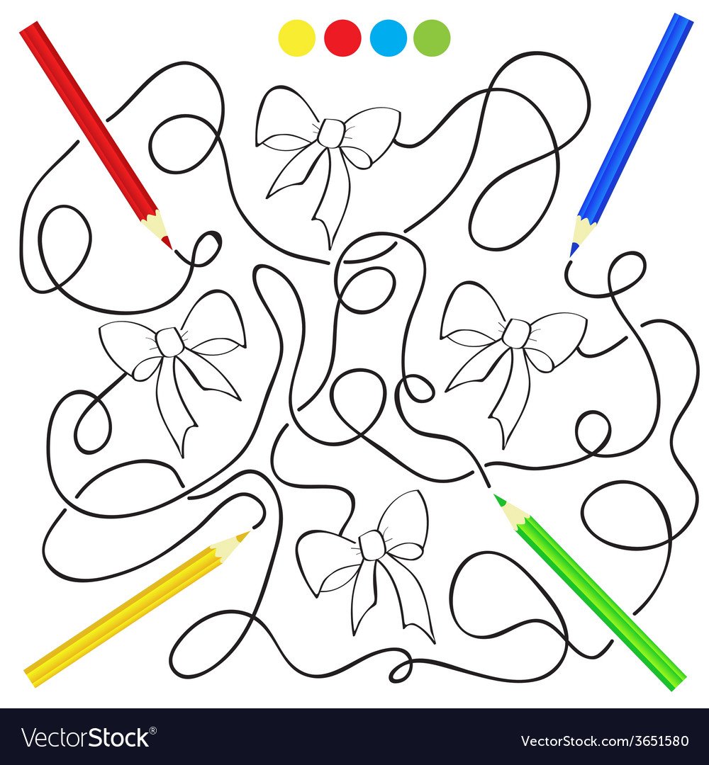 Лабиринт для детей 6 лет