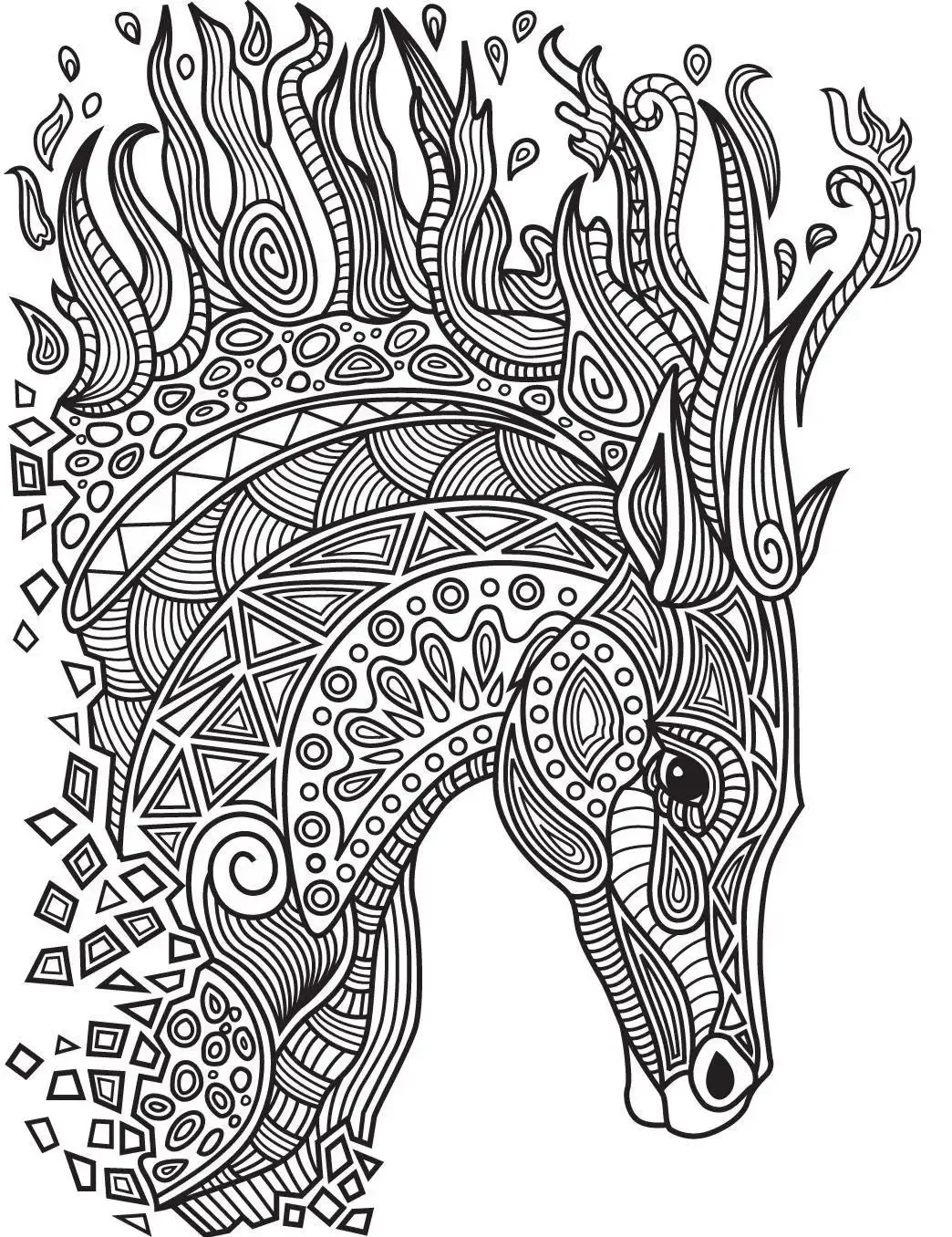 Раскраски в стиле дудлинг