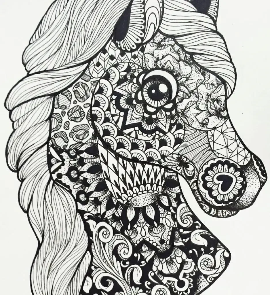 Дудлинг лошадка