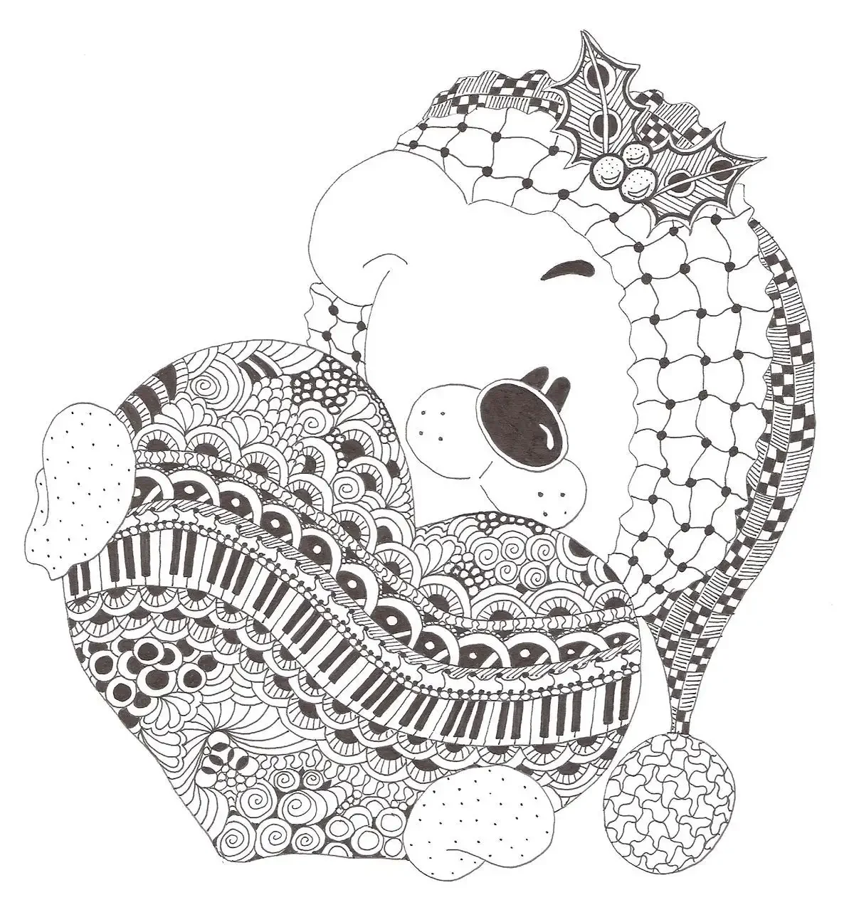 Раскраски в стиле дудлинг