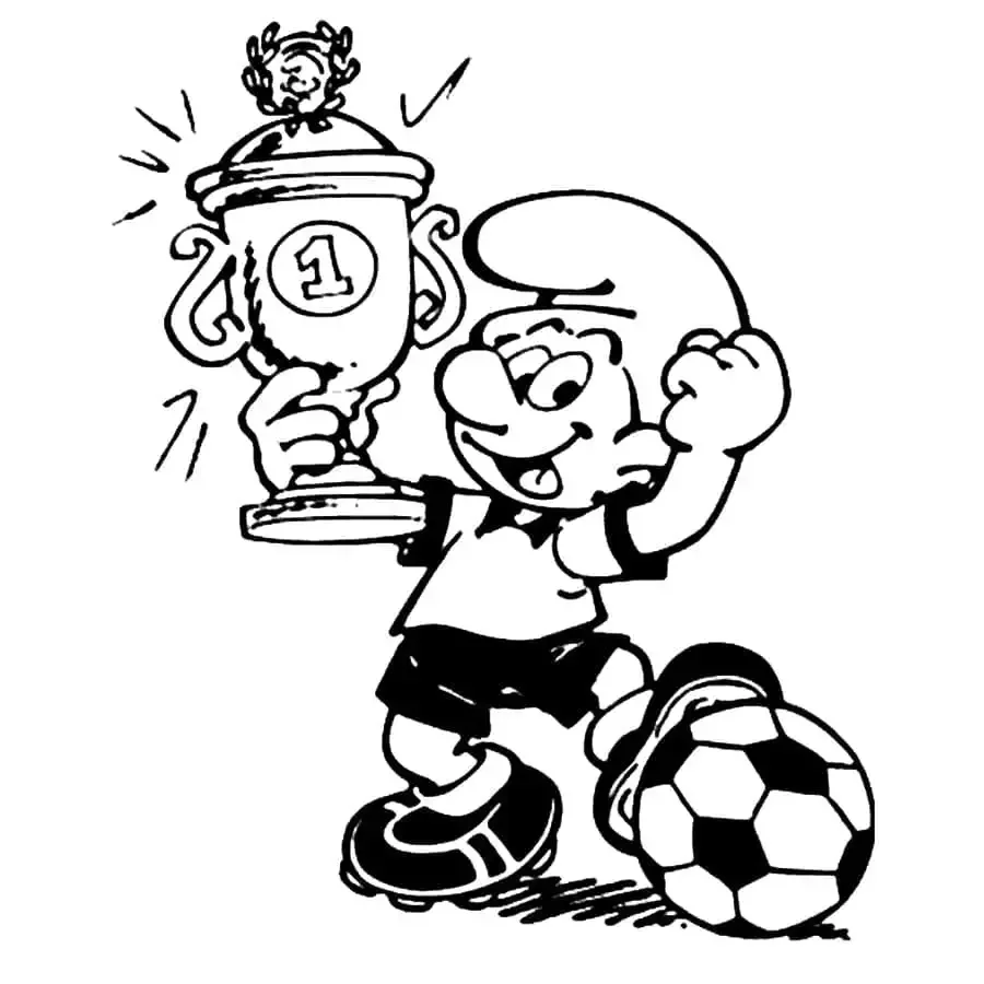 Кубок раскраска