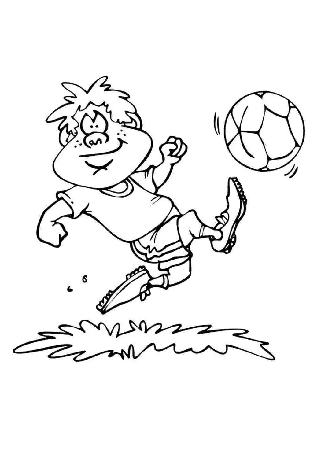 Раскраска спортсмены для детей