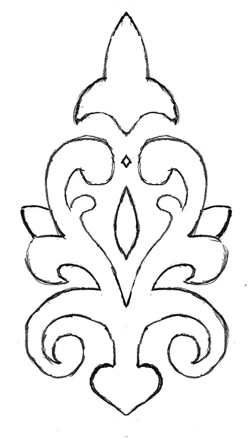Татарский орнамент трилистник