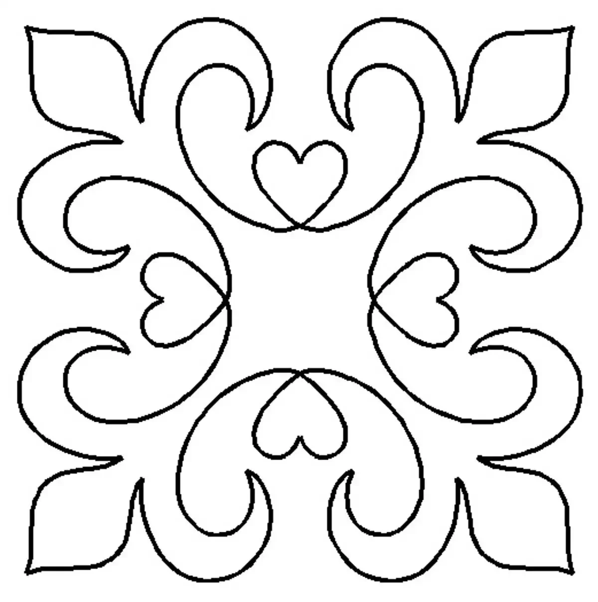 Трафареты узоров для вырезания