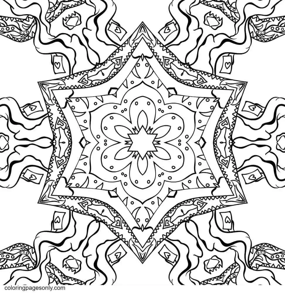 Орнаменты народов мира раскраска