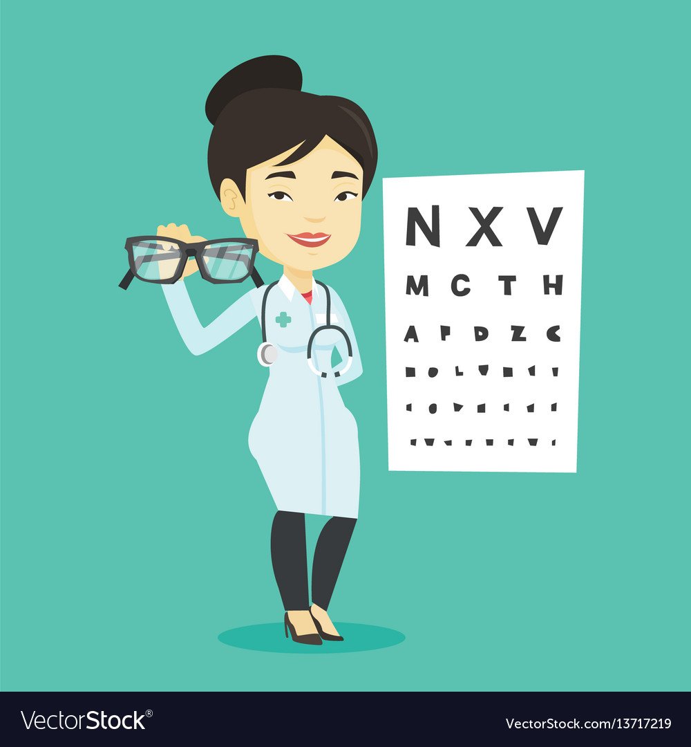 Офтальмолог мультяшный