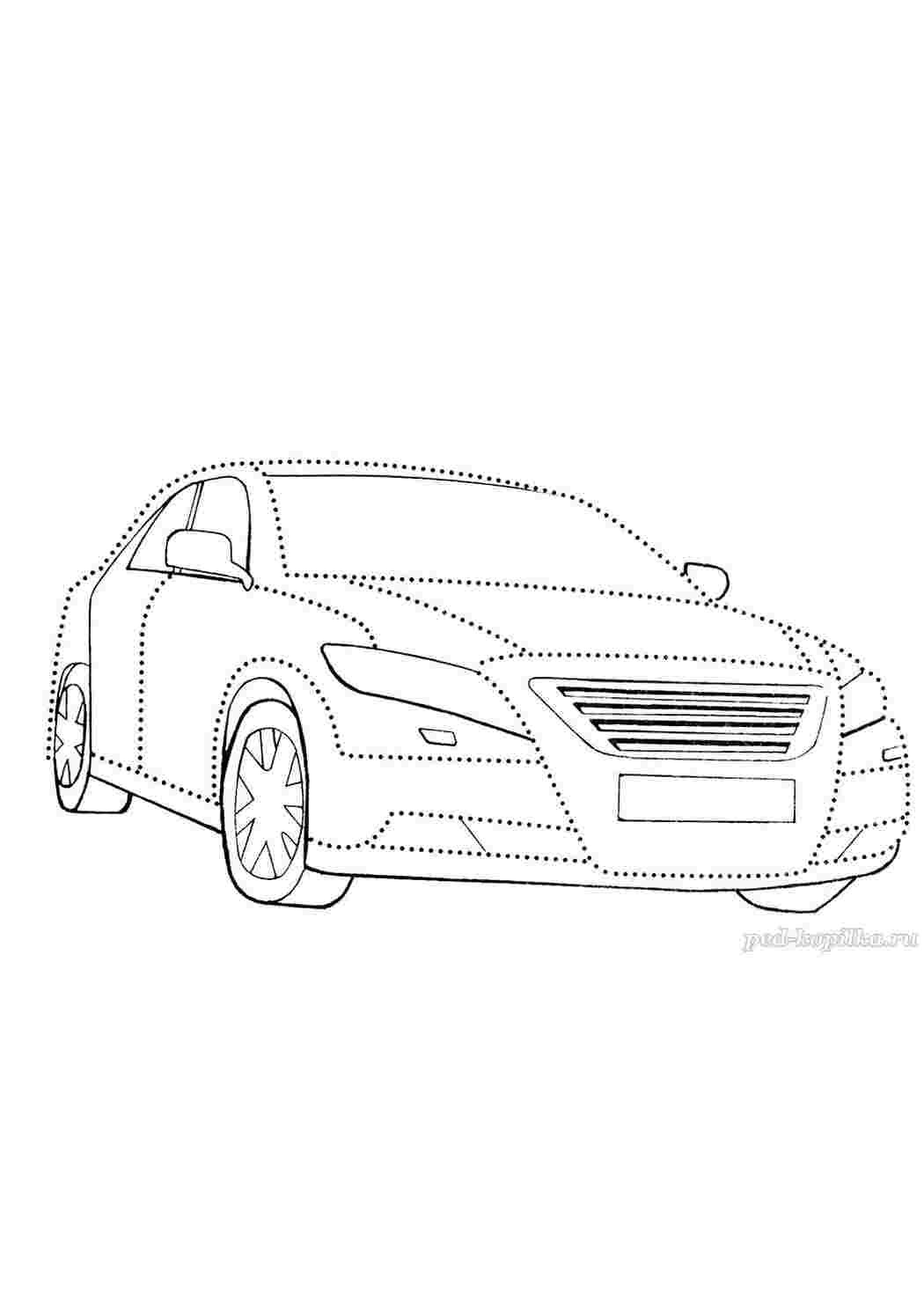 Обводить по точкам машинки