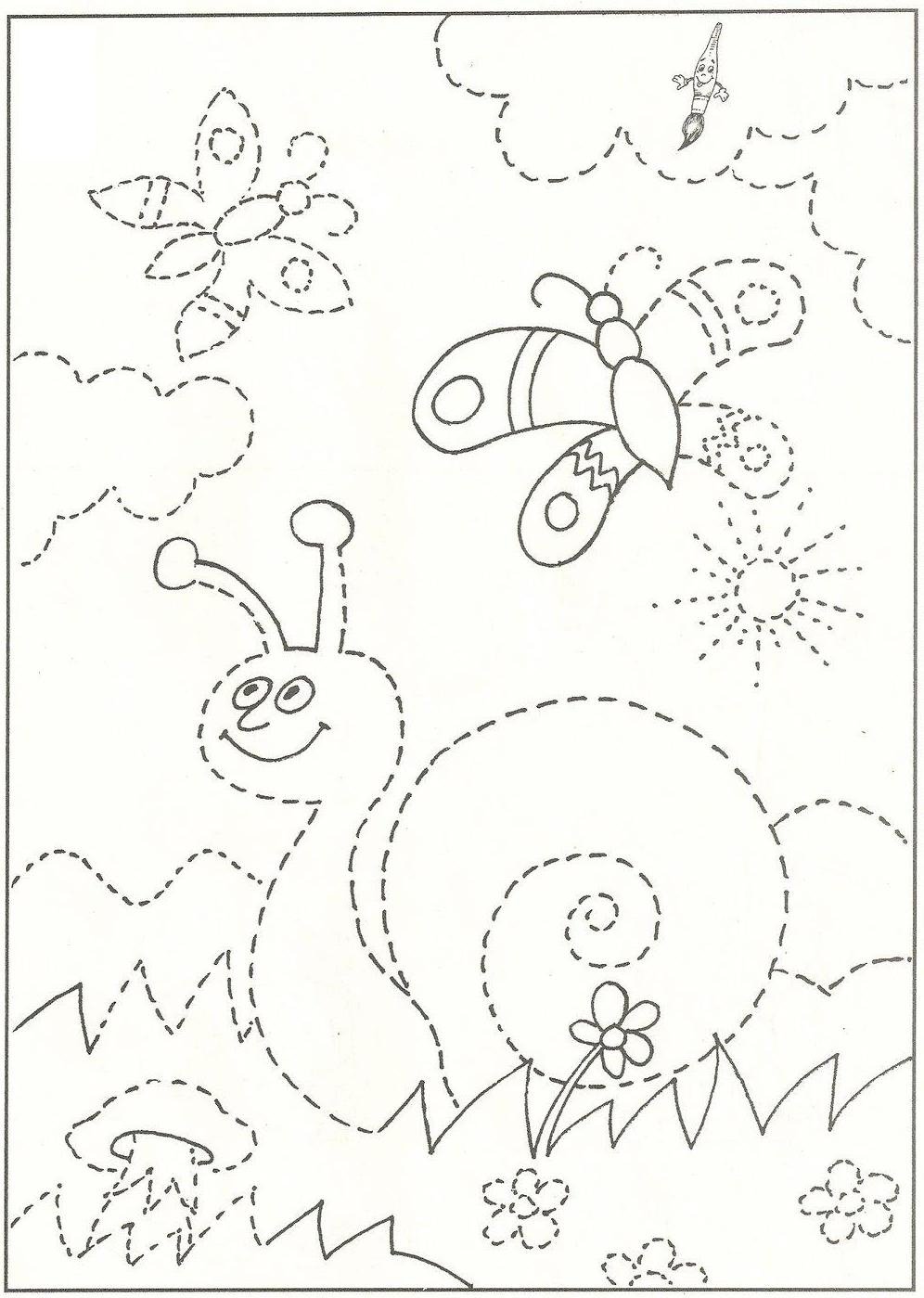 Обводить для моторики для детей