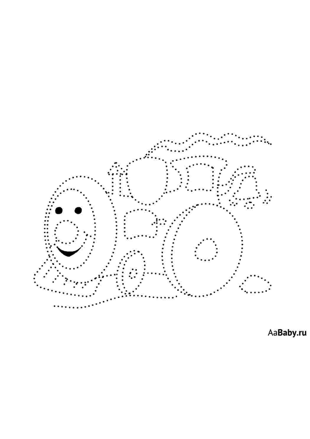 Рисование по точкам для детей