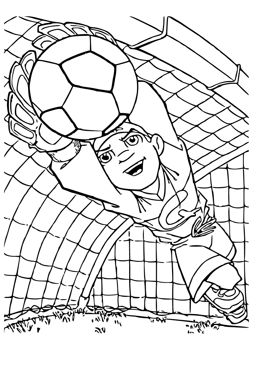 Футбол рисунок карандашом