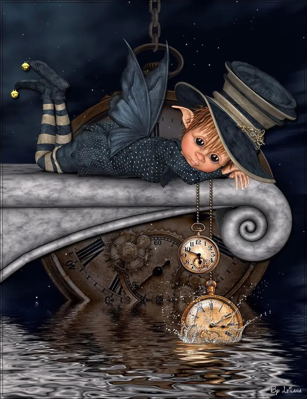 Картинки для декупажа Гномы эльфы