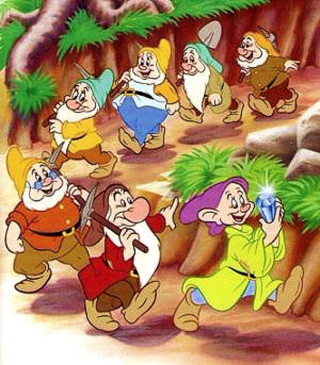 Белоснежка в гостях у гномов