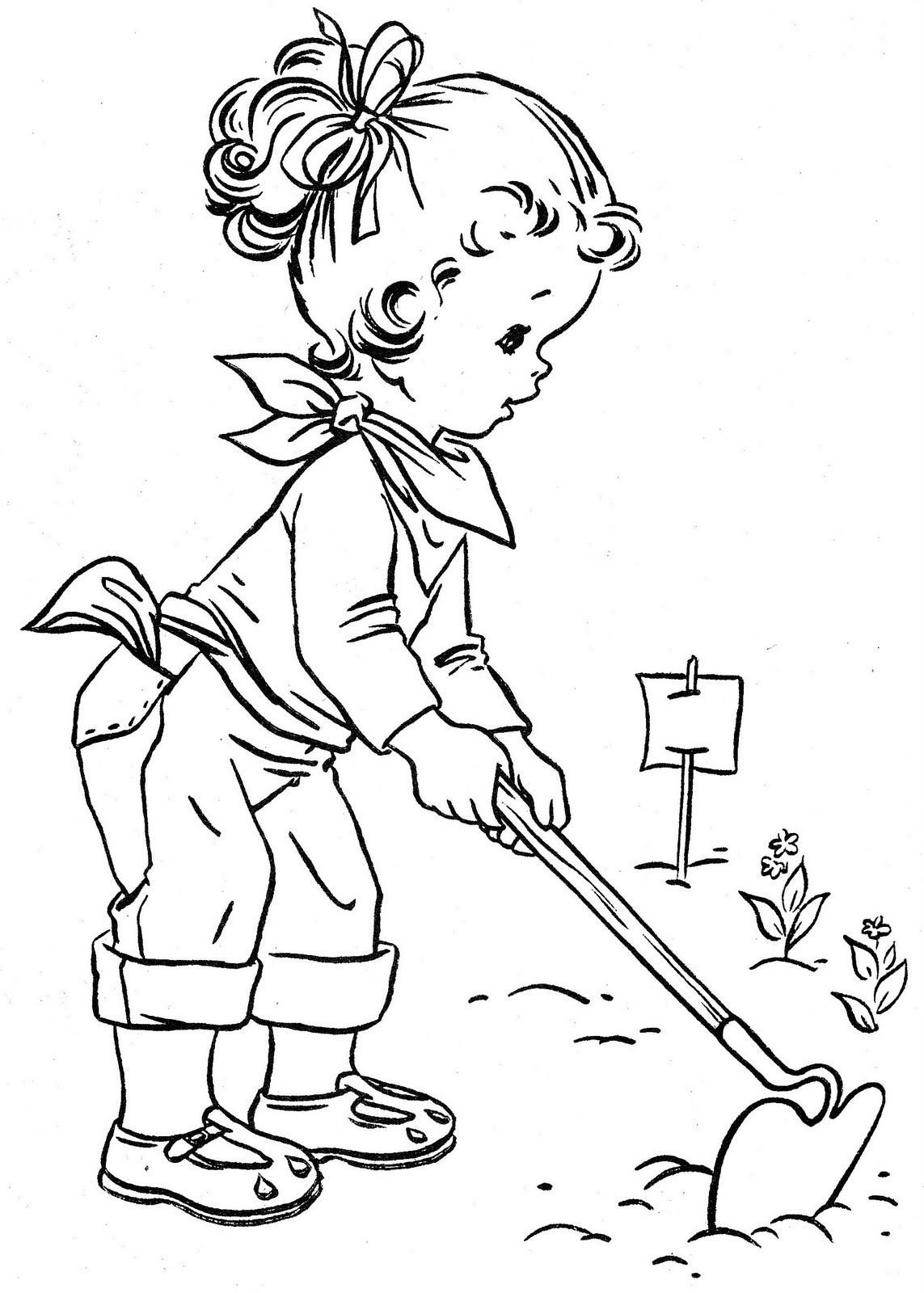 Дачник раскраска