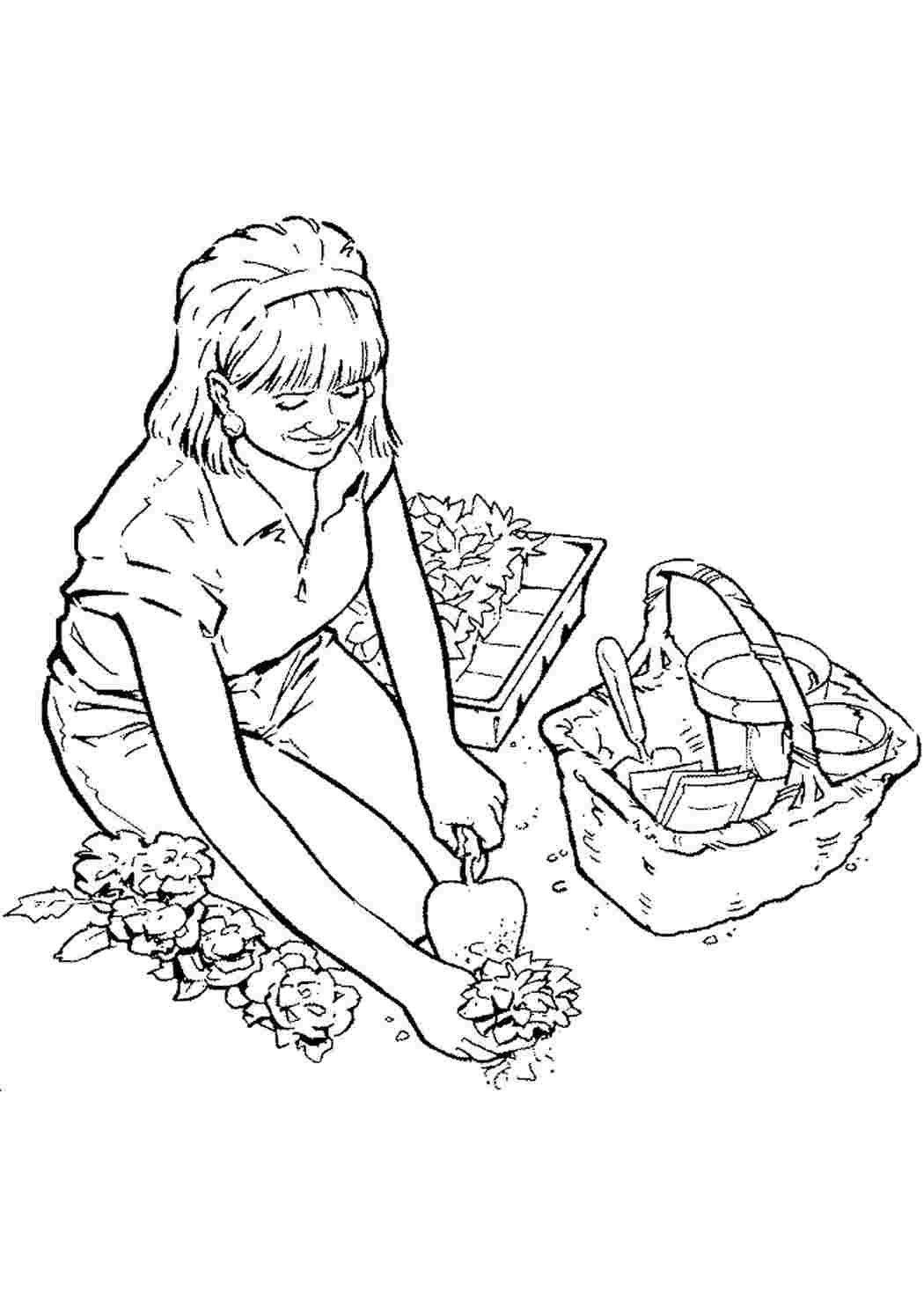 Фермер раскраска