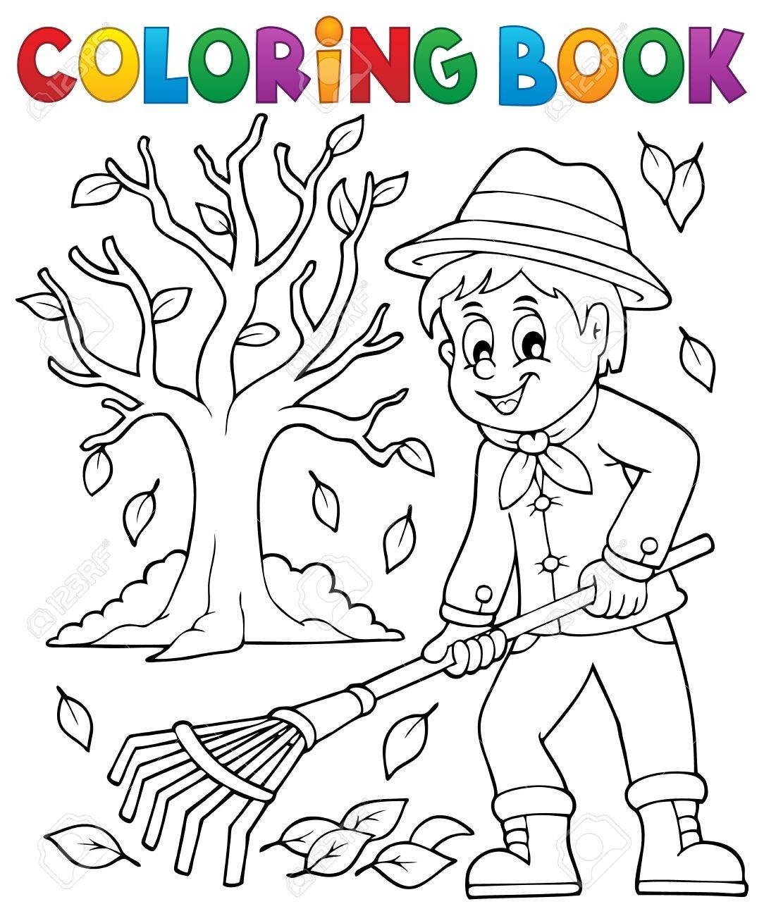 Цветовод раскраска для детей