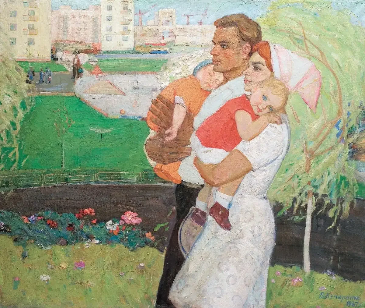 Соцреализм семья СССР