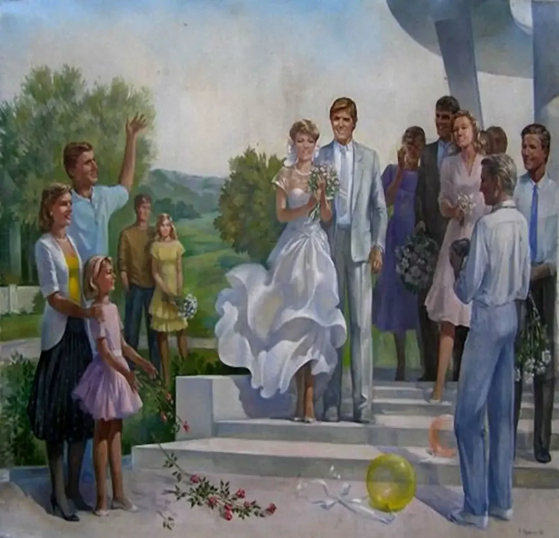 Свадьба в Советской живописи