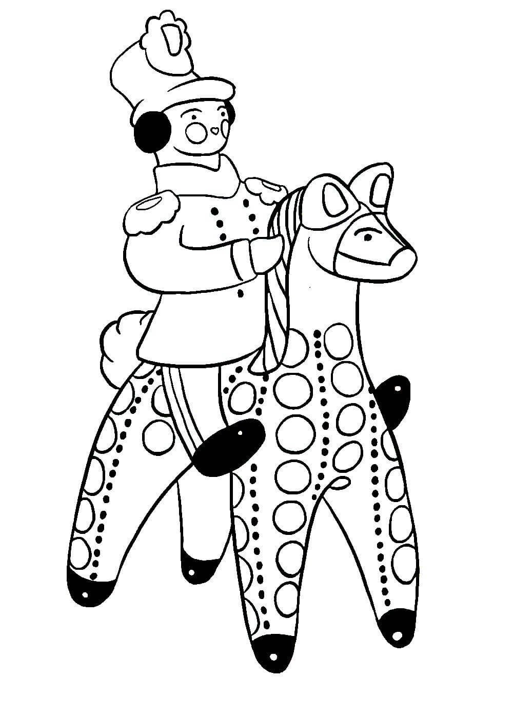 Лама раскраска для детей