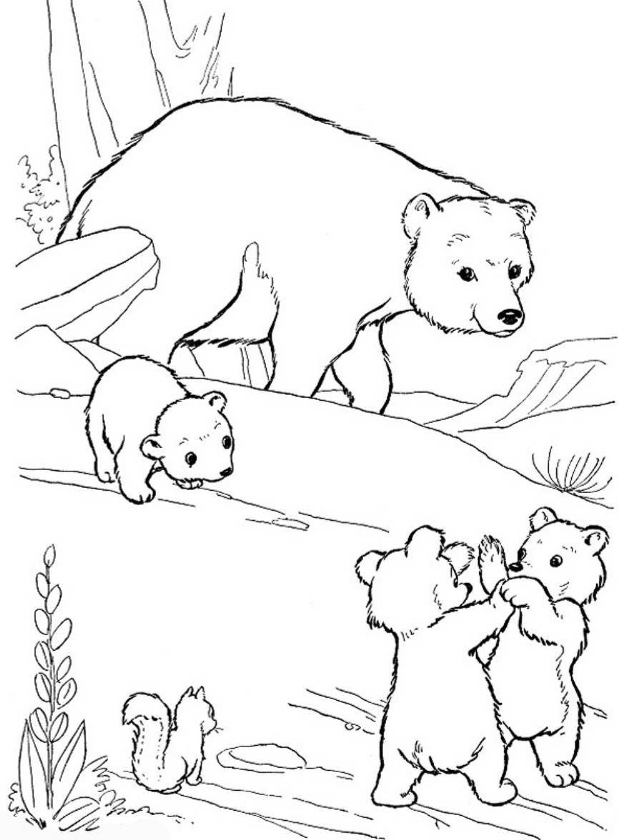 Осень раскраска для детей