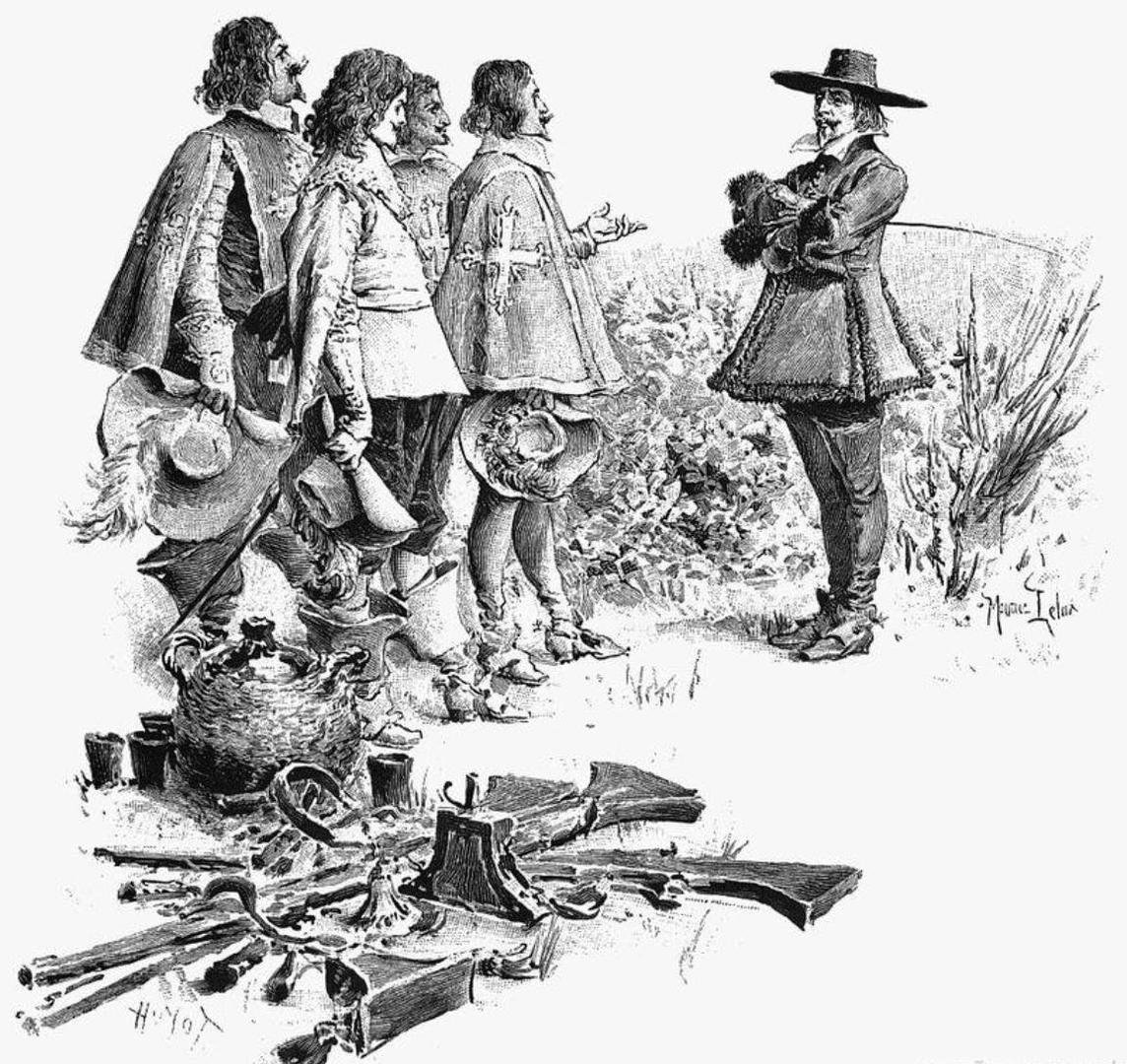 Три мушкетера Атос арт