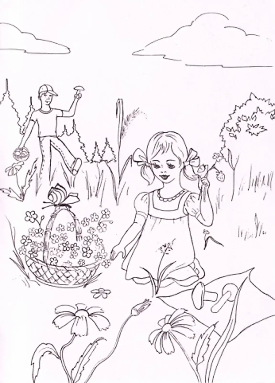 Рисунок лето