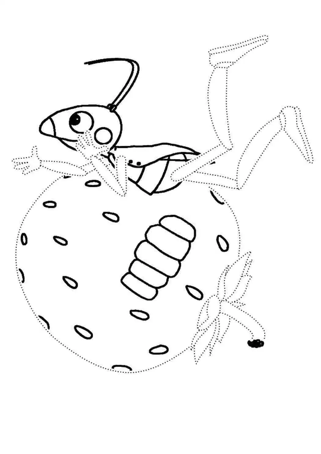 Лунтик букашки раскраска