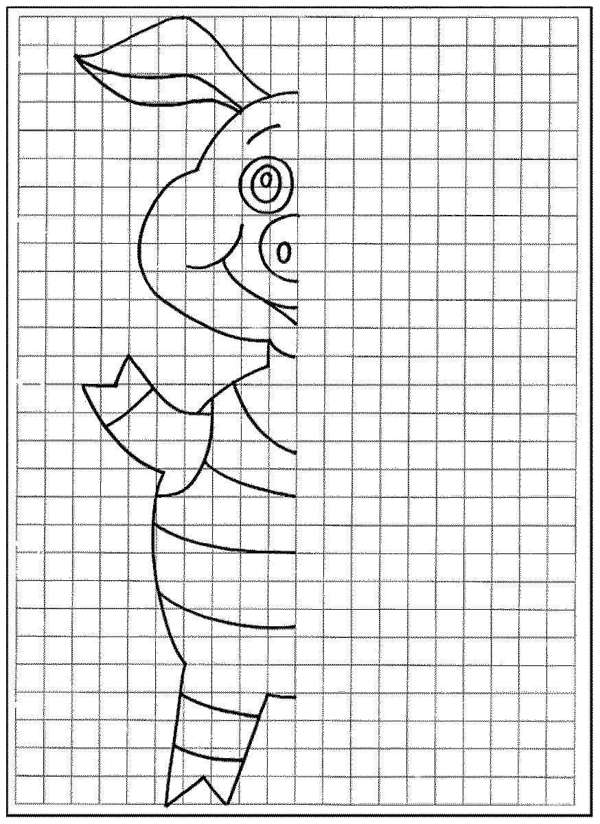 Рисунки по клеточкам