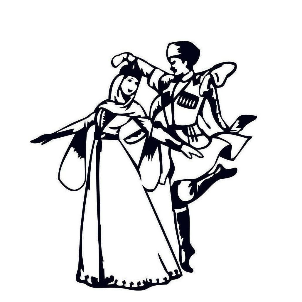 Лезгинка рисунок