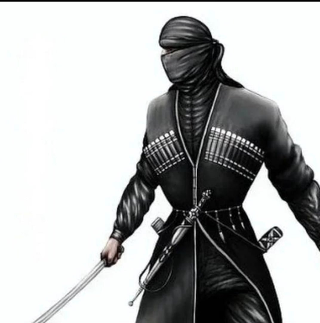 Адыг с шашкой