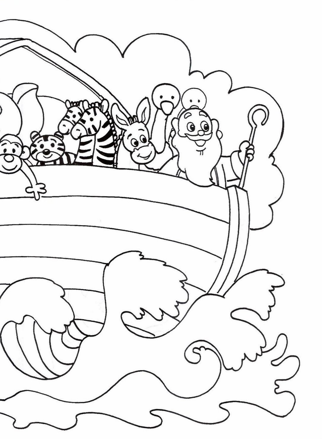 Ноев Ковчег и потоп детям