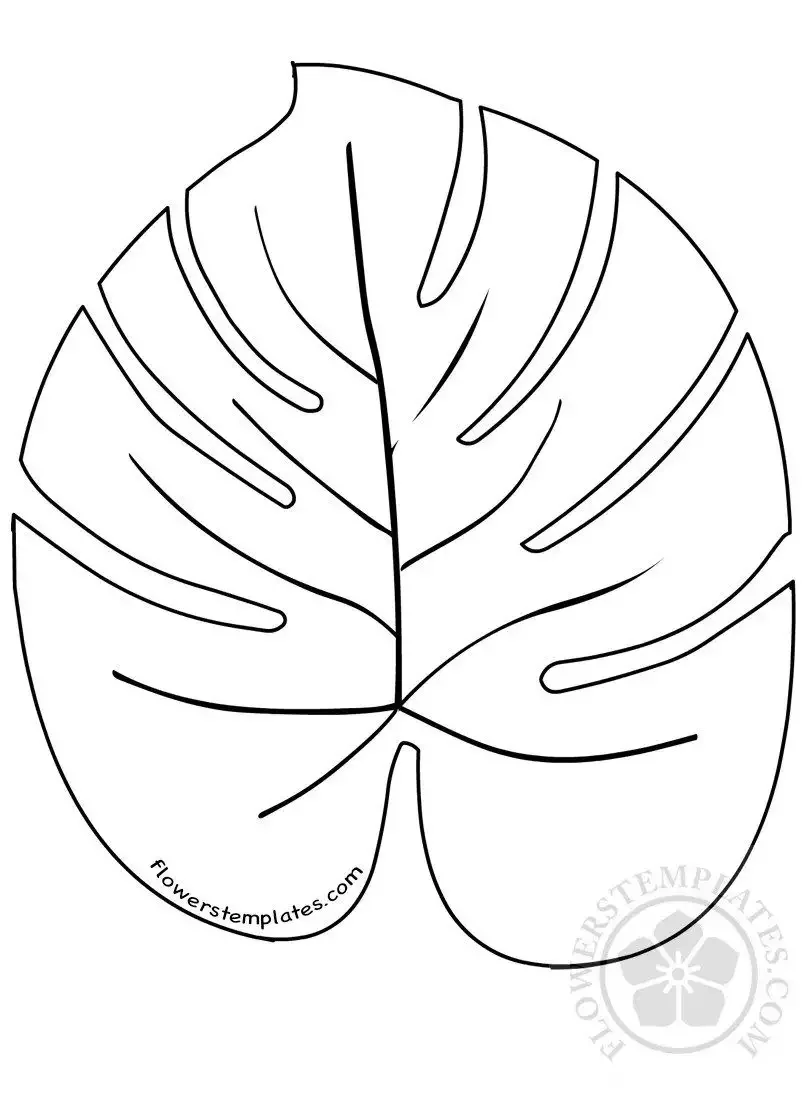 Тропические листья СВГ