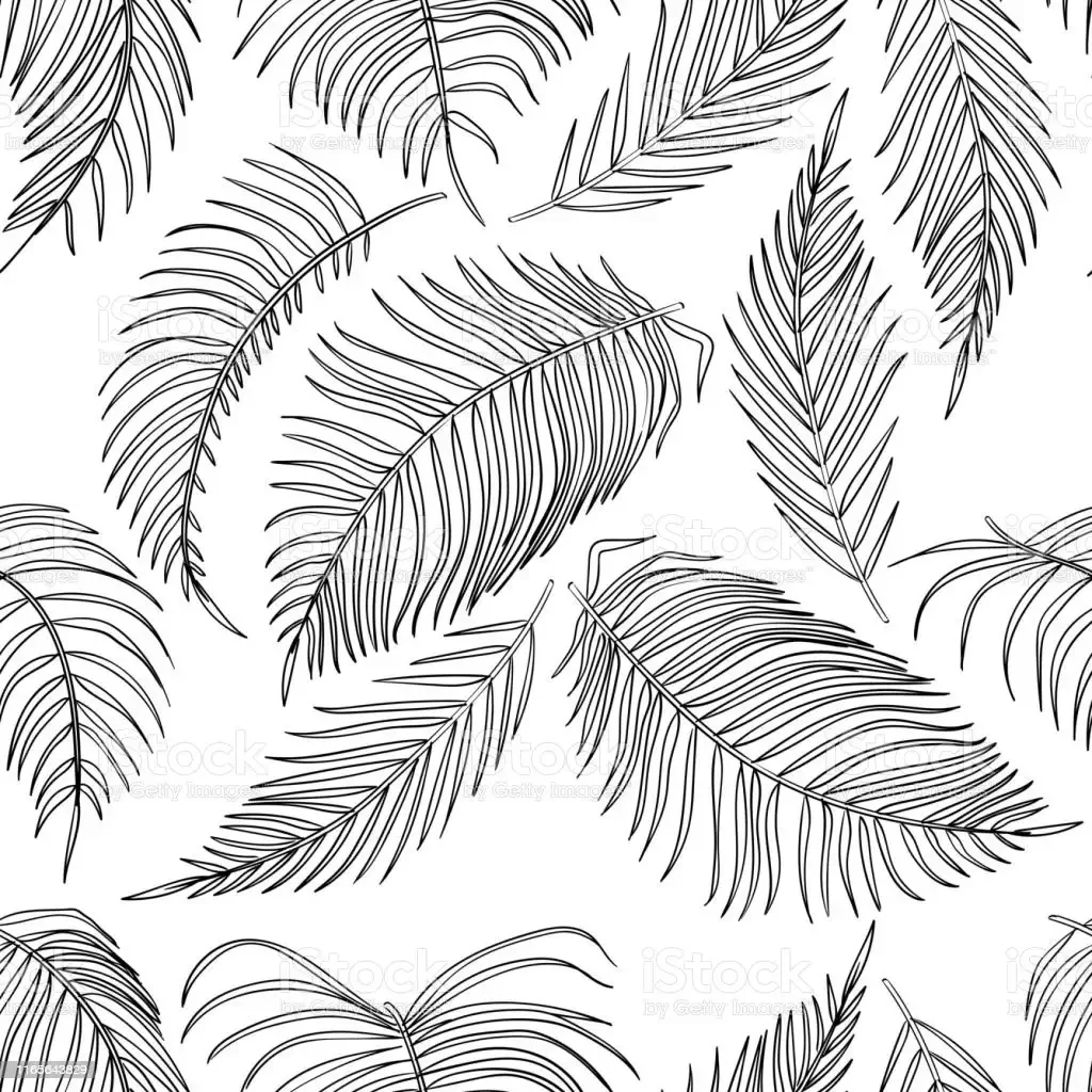 Palm Leaf Template