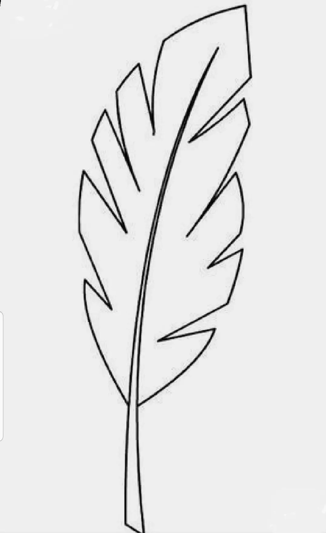 Пальма трафарет