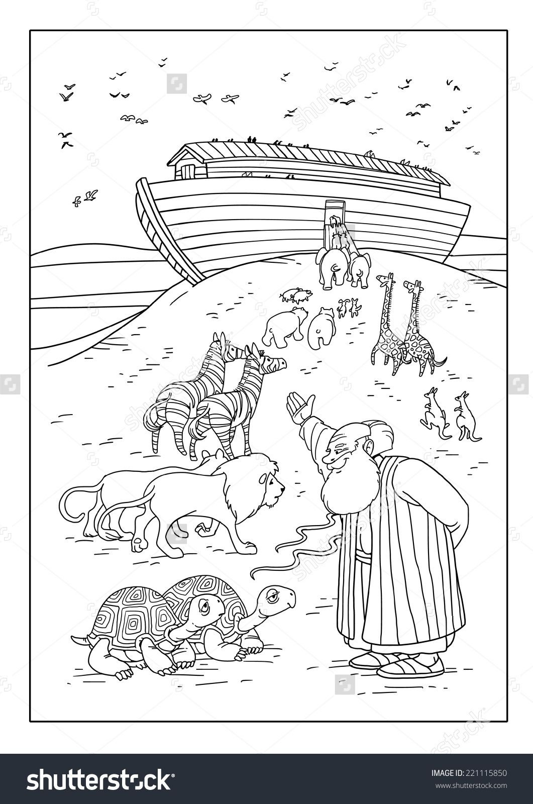 Ковчег ноя рисунок